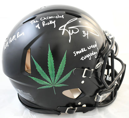 Ricky Williams Signed Miami Dolphins Custom Full Size Authentic Helmet