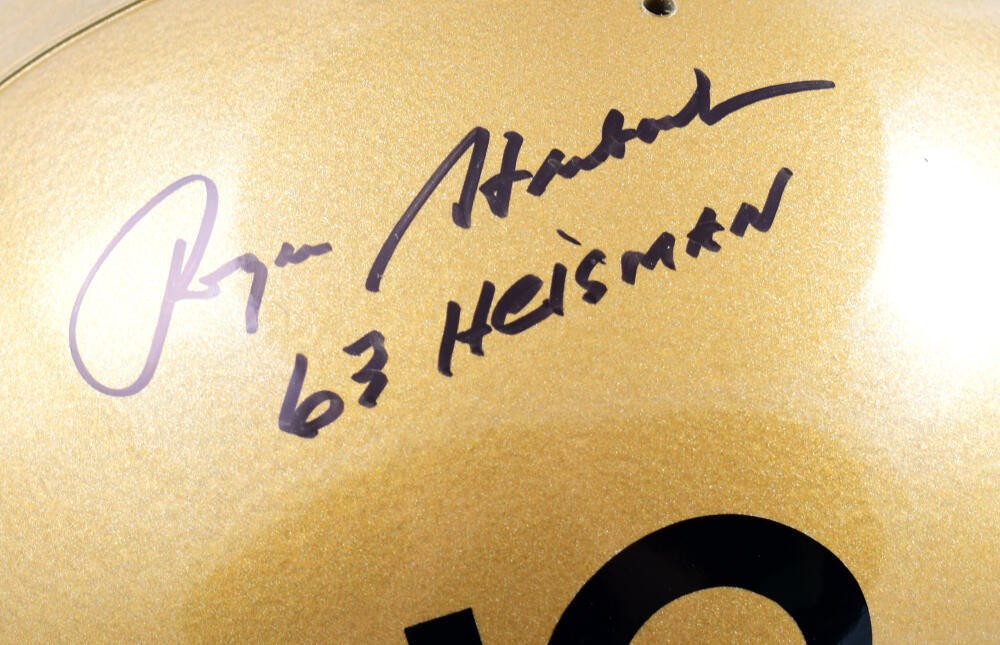 Roger Staubach Signed Navy Midshipmen Full Size TK Helmet - Heisman