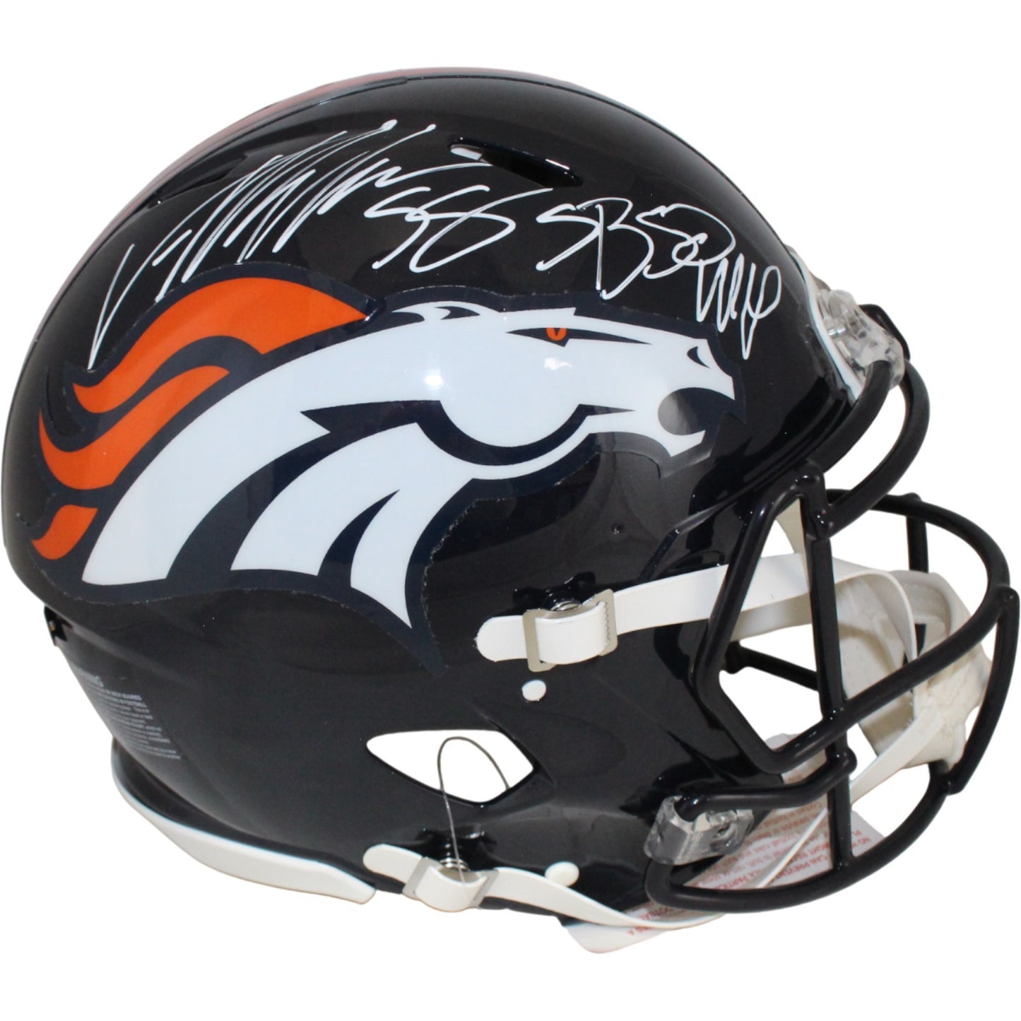 Von Miller Denver Broncos Signed Authentic Throwback Full Size Helmet (SB 50 MVP)