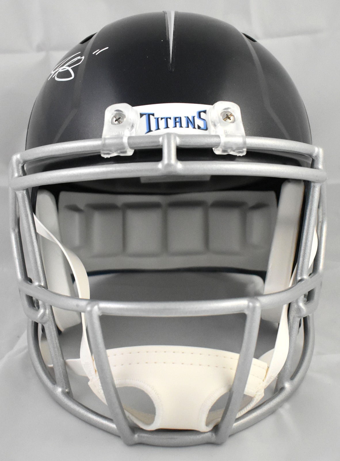 A.J. Brown Autographed Tennessee Titans Full Size Speed Helmet