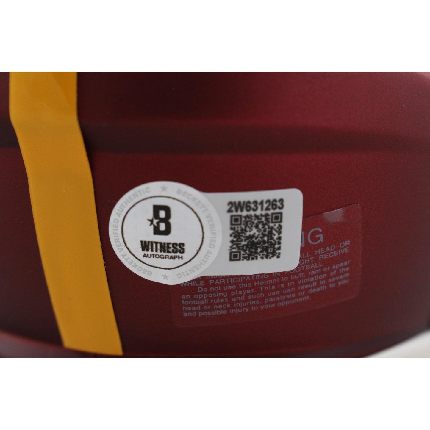 Magic Johnson Signed Washington Commanders Speed Mini Helmet