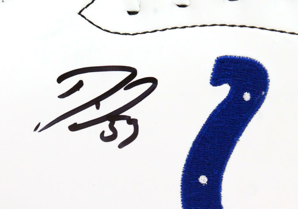 Darius Leonard Signed Indianapolis Colts Wilson Logo Football