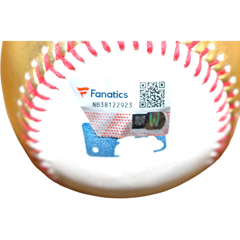 Julio Rodriguez Signed Gold OML Baseball - Seattle Mariners