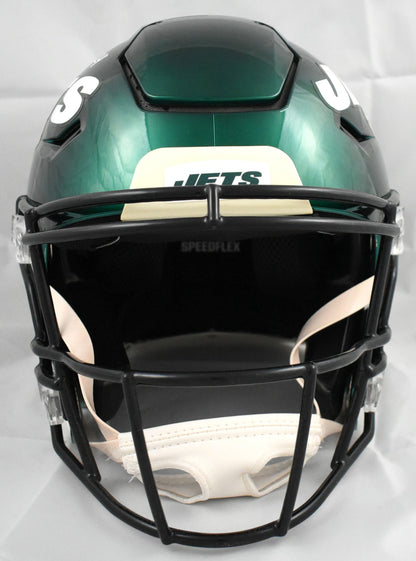Darrelle Revis Signed New York Jets Full Size Speedflex Authentic Helmet