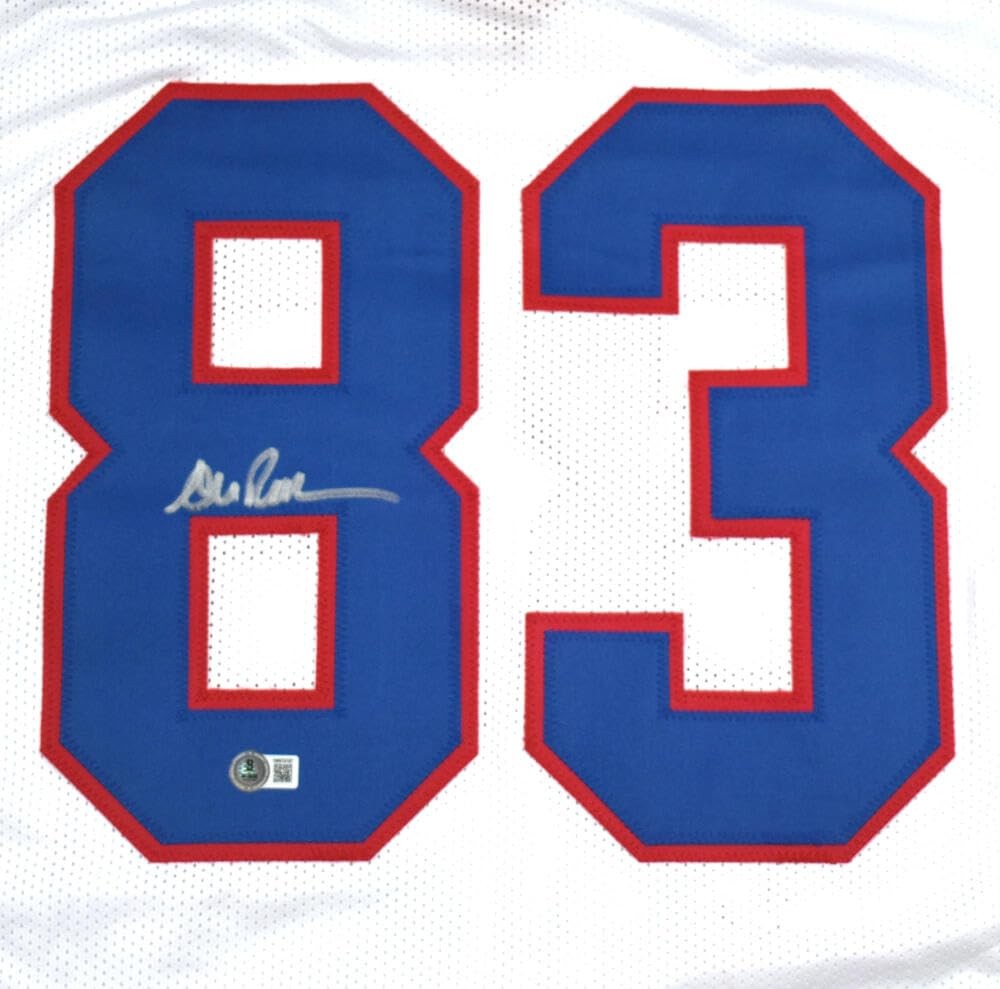 Andre Reed Autographed White Custom Football Jersey