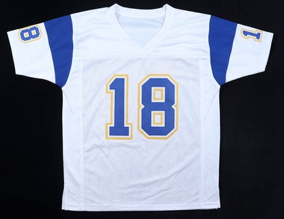 Charlie Joiner Signed San Diego Chargers White Custom Jersey