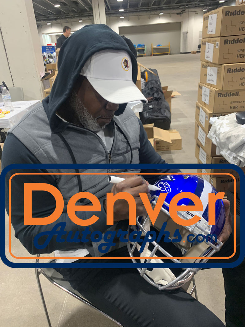 Emmitt Smith Autographed Dallas Cowboys Full Size Authentic Flash Helmet