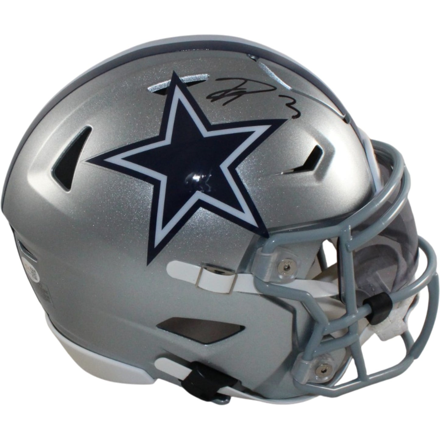 George Pickens Autographed Dallas Cowboys Mid-Size Midi Helmet (JSA)