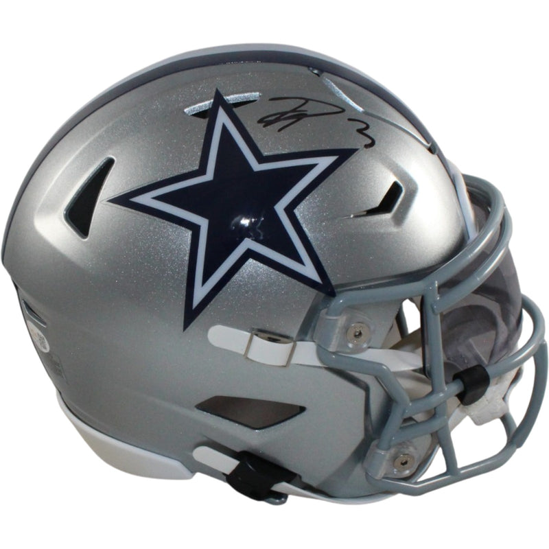 George Pickens Autographed Dallas Cowboys Mid-Size Midi Helmet (JSA)