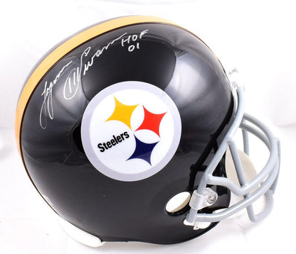 Lynn Swann Autographed Pittsburgh Steelers 1963-76 Throwback Full Size Helmet