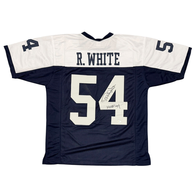 Randy White Signed Dallas Cowboys Custom Throwback Jersey (HOF 94)