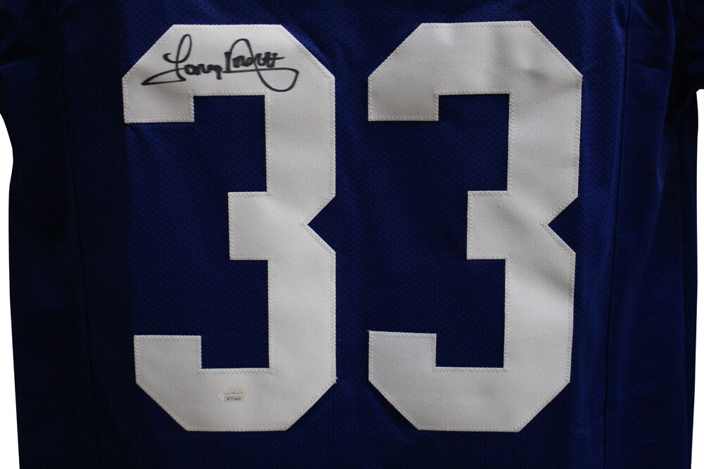 Tony Dorsett Signed Dallas Cowboys Pro Style Custom Blue Jersey (JSA)