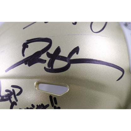 Deion Sanders, Warren Sapp & Marshall Faulk Signed Colorado Mini Helmet