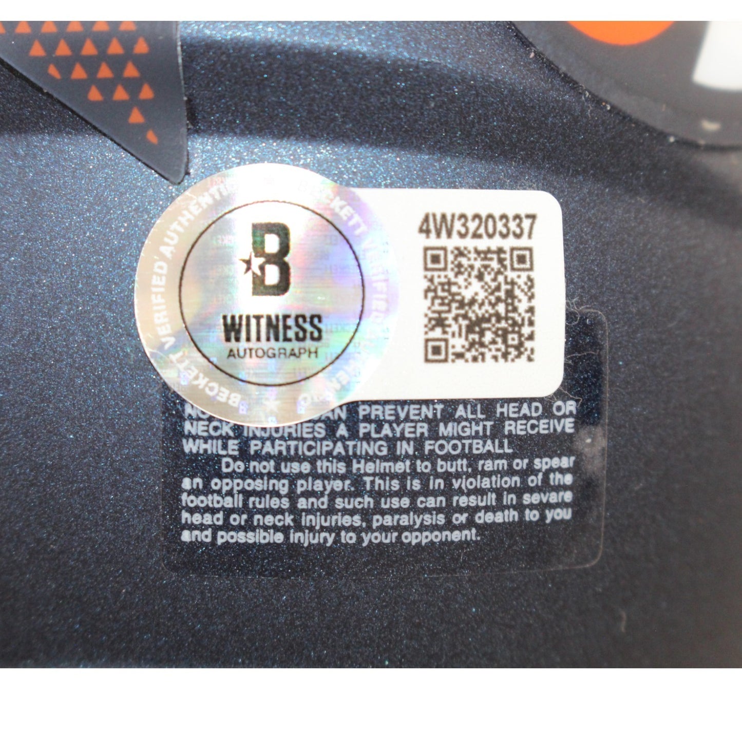 Patrick Surtain Autographed Denver Broncos Mini Helmet (BAS Witnessed)