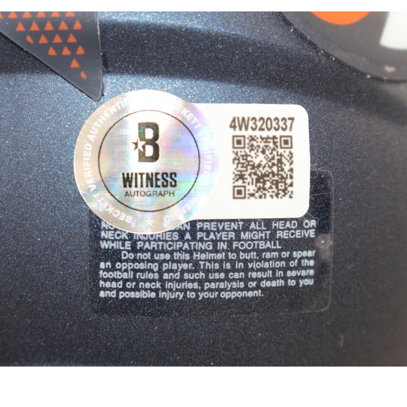 Patrick Surtain Autographed Denver Broncos Mini Helmet (BAS Witnessed)