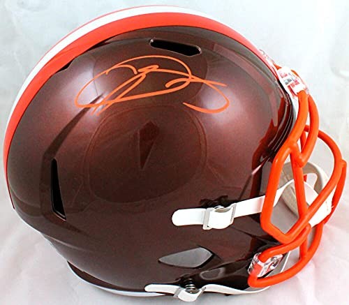 Odell Beckham Autographed Cleveland Browns Full Size Flash Speed Helmet