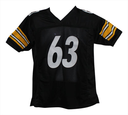 Dermontti Dawson Signed Pittsburgh Steelers Custom Jersey HOF BAS