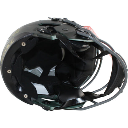 Bo Nix Denver Broncos Signed SpeedFlex 2025 Salute to Service Full Size Helmet