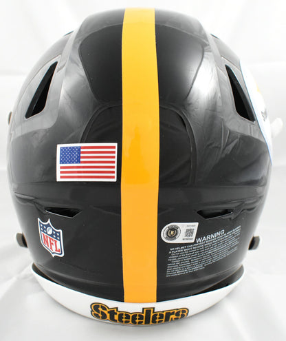 Rod Woodson Autographed Pittsburgh Steelers Full Size Speedflex Helmet
