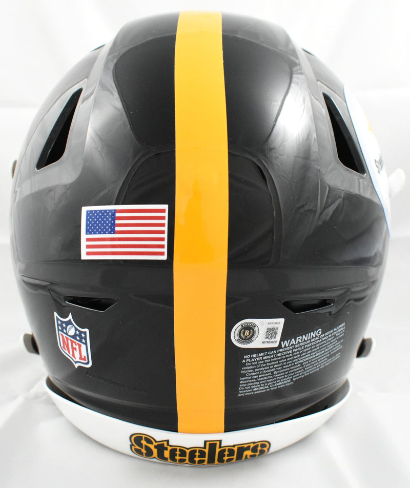 Rod Woodson Autographed Pittsburgh Steelers Full Size Speedflex Helmet