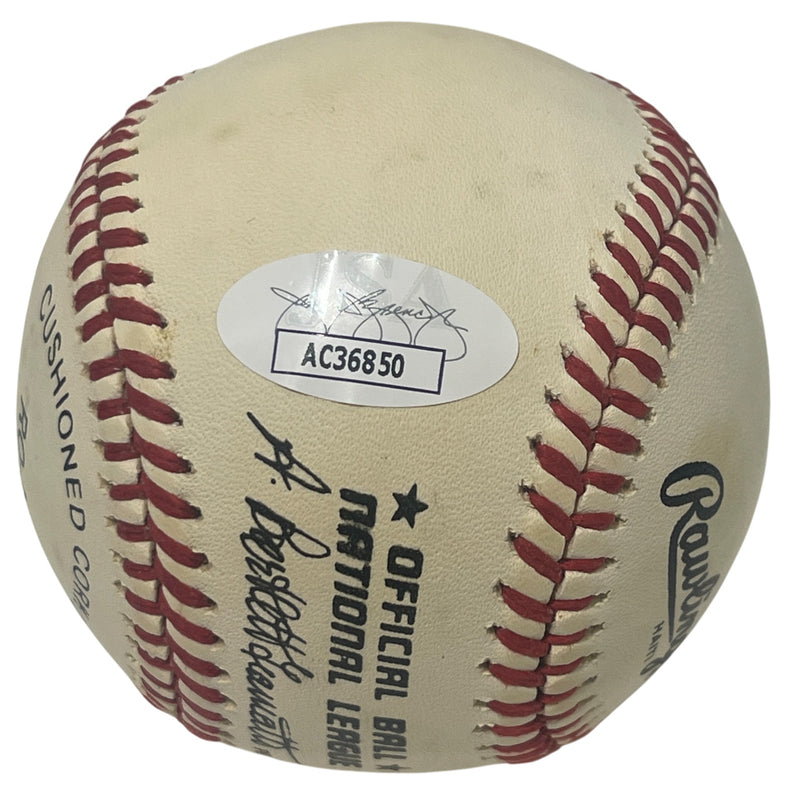 Rick Sutcliffe Signed Chicago Cubs Rawlings National League Baseball JSA