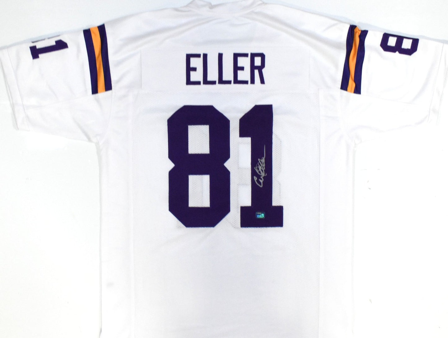 Carl Eller Signed Minnesota Vikings Custom White Jersey