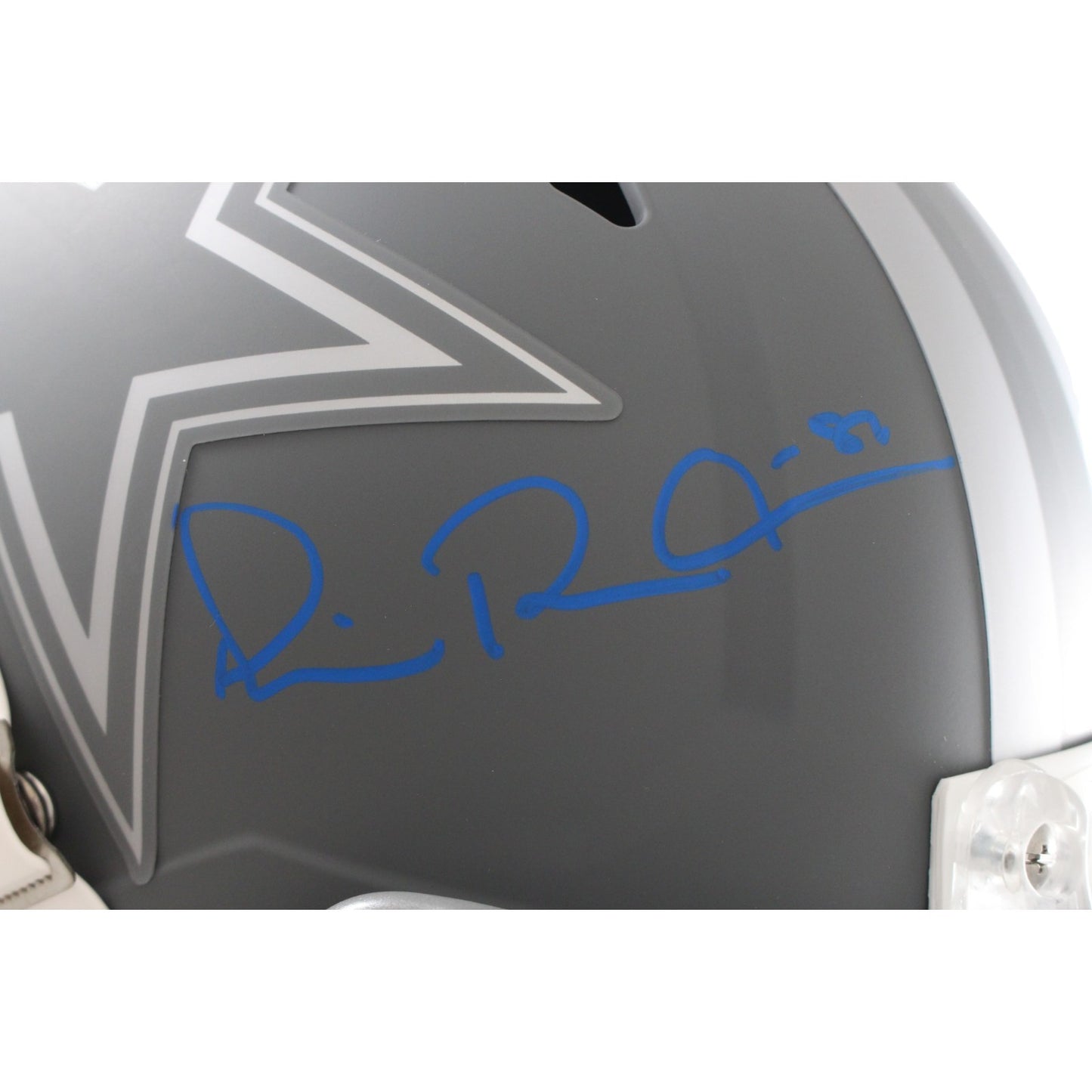 Michael Irvin Signed Dallas Cowboys Full Size Slate Helmet