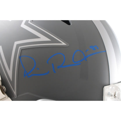 Michael Irvin Signed Dallas Cowboys Full Size Slate Helmet