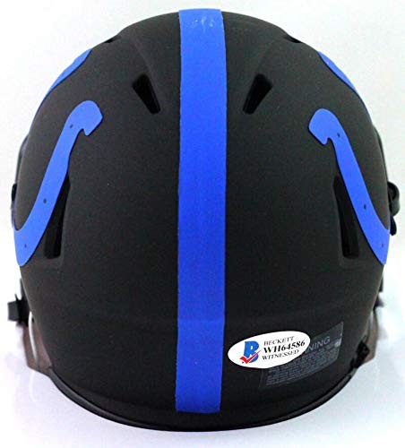 Darius Leonard Autographed Indianapolis Colts Eclipse Speed Mini Helmet