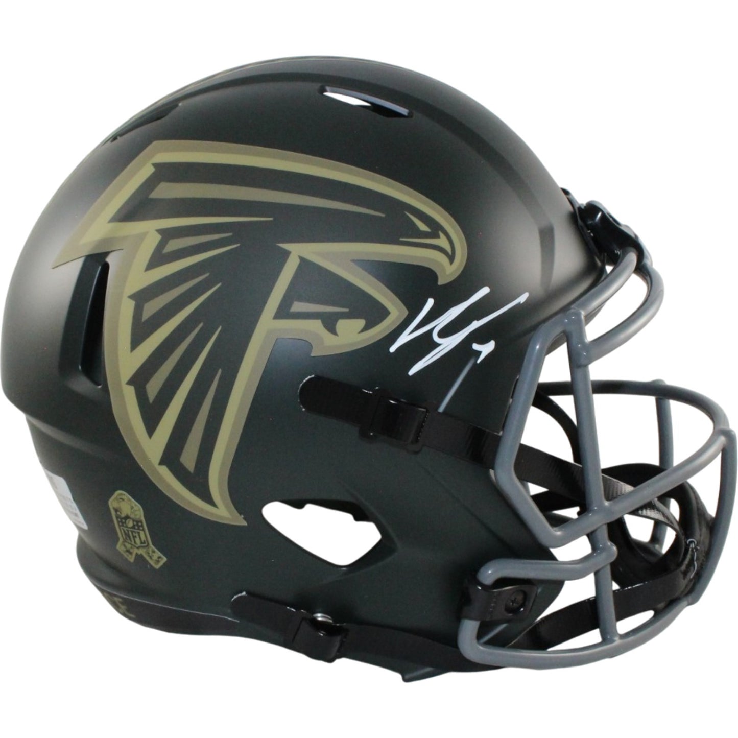 Bijan Robinson Atlanta Falcons 2025 Salute to Service Full Size Helmet