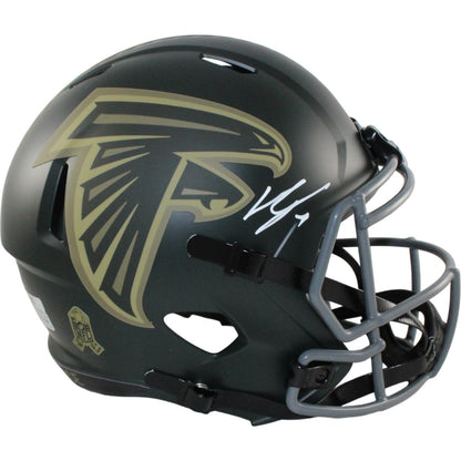 Bijan Robinson Atlanta Falcons 2025 Salute to Service Full Size Helmet