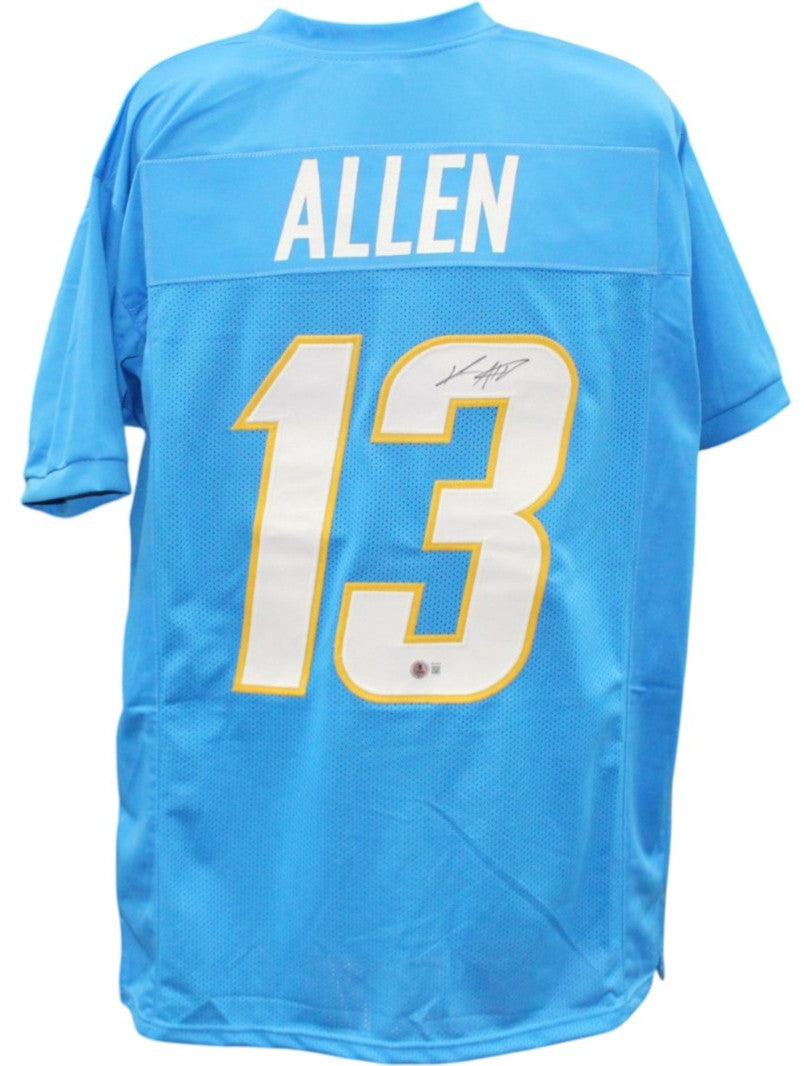Keenan Allen Signed Blue Pro Style Custom Jersey (BAS Witnessed)