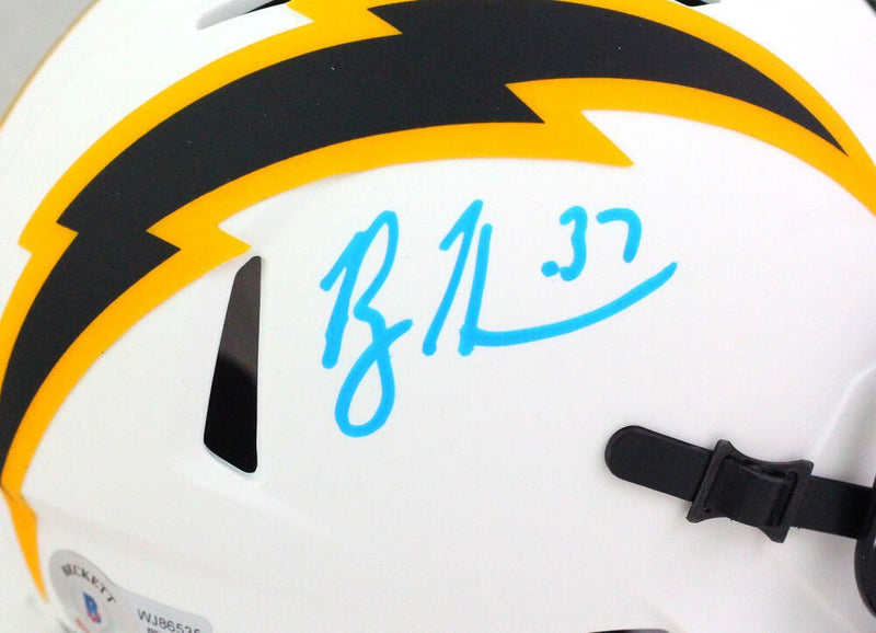 Rodney Harrison Signed San Diego Chargers Lunar Mini Helmet