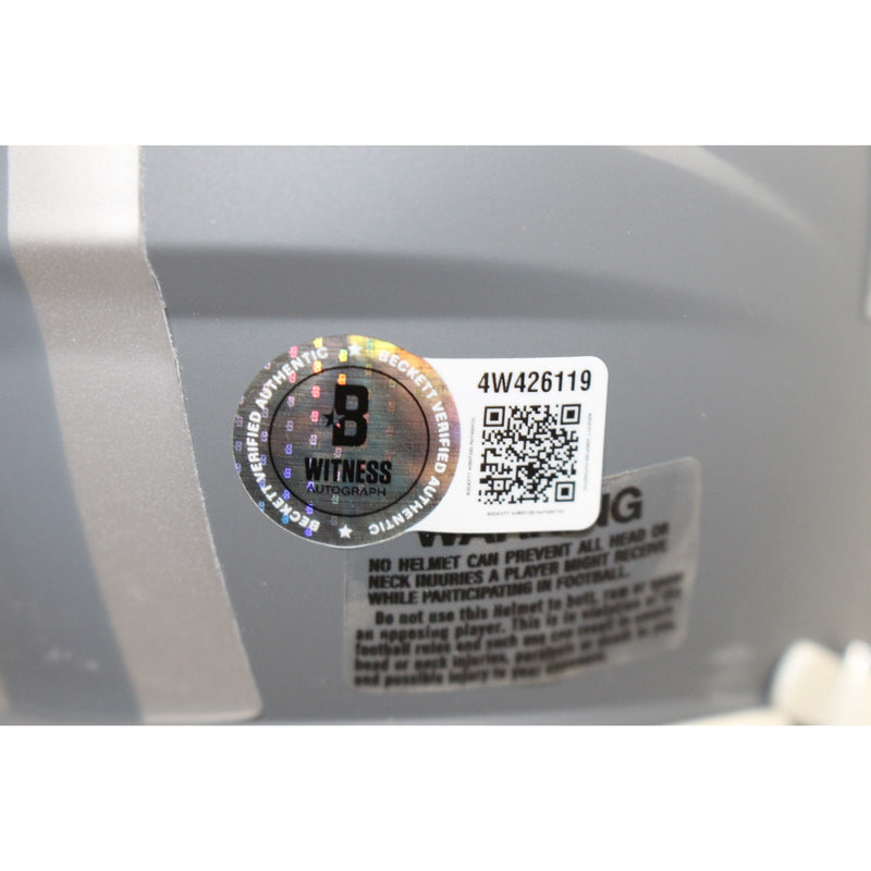 Dez Bryant Dallas Cowboys Signed Slate Mini Helmet (Beckett Witnessed)
