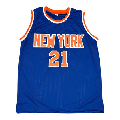 Gerald Wilkins New York Knicks Custom Jersey