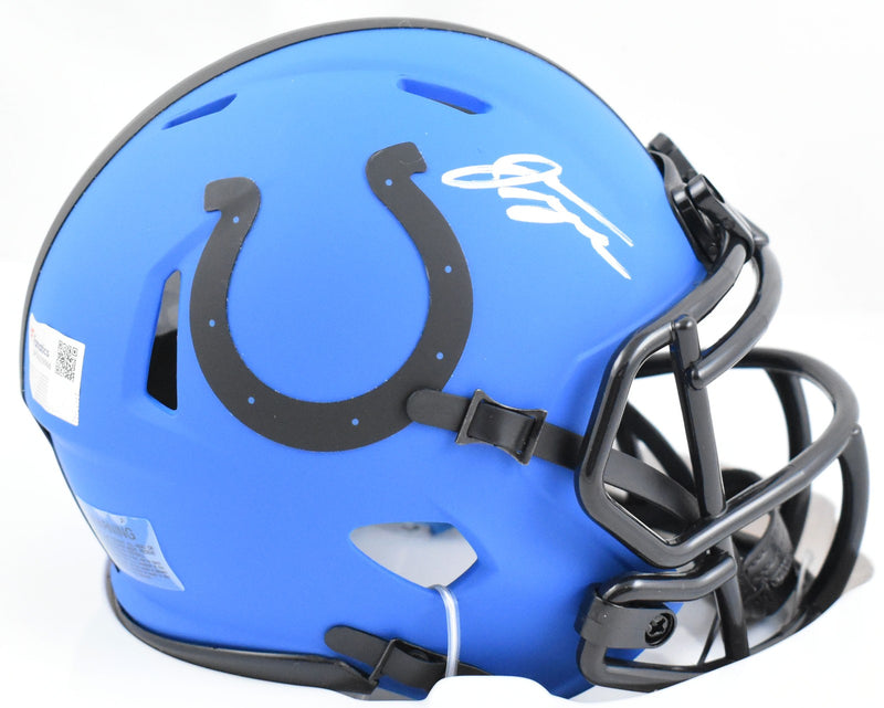 Jonathan Taylor Signed Indianapolis Colts Rave Speed Mini Helmet