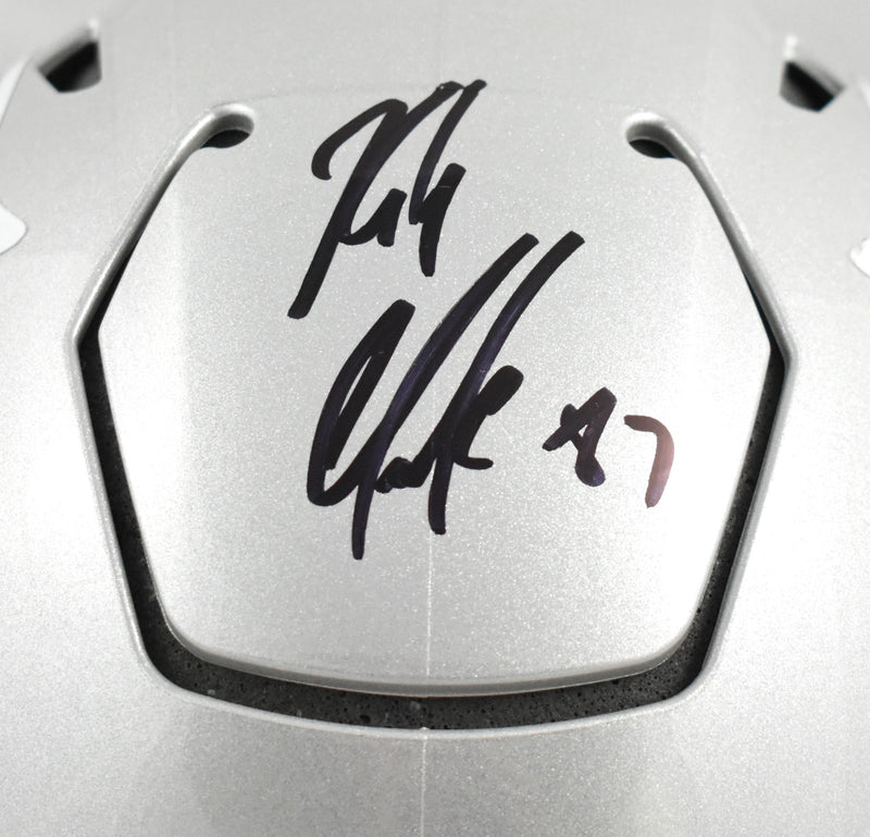 Rob Gronkowski Signed New England Patriots Full Size SpeedFlex Helmet