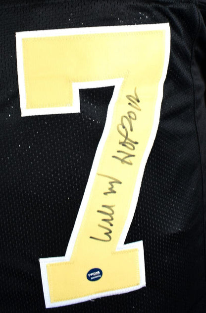 Willie Roaf Autographed New Orleans Saints Custom Black Jersey - HOF Inscribed