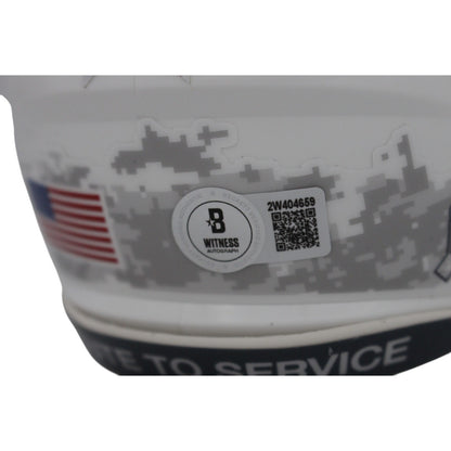 Nico Collins Signed Houston Texans 2024 Salute to Service Mini Helmet (Beckett)