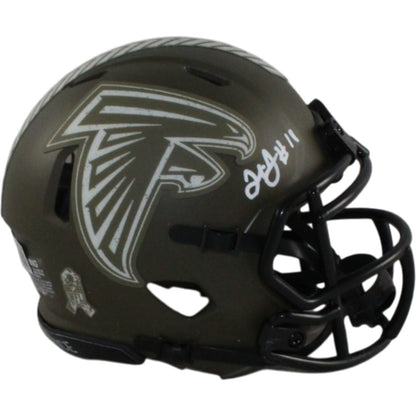 Julio Jones Signed Atlanta Falcons 2022 Salute to Service Mini Helmet