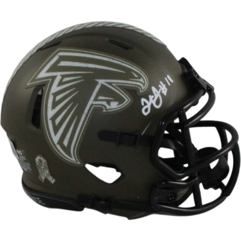 Julio Jones Signed Atlanta Falcons 2022 Salute to Service Mini Helmet