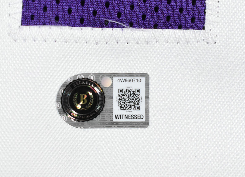 Justin Jefferson Autographed Minnesota Vikings Purple Custom Jersey