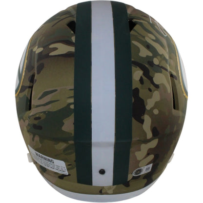 Jordan Love Signed Green Bay Packers Full Size Camo Helmet