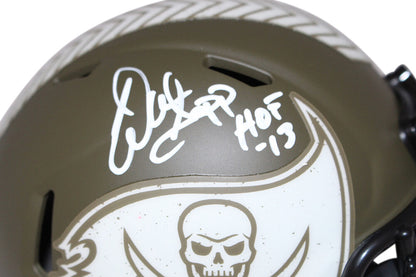 Warren Sapp Signed Tampa Bay Buccaneers Mini Helmet Beckett COA