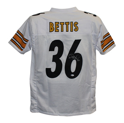 Jerome Bettis Autographed Pittsburgh Steelers Custom White Jersey