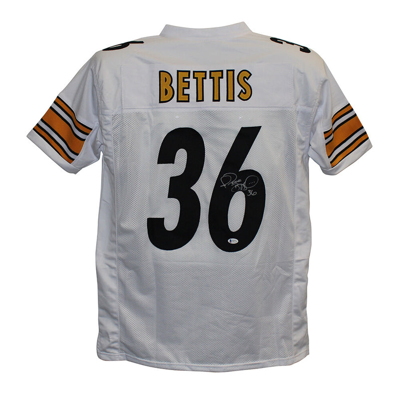 Jerome Bettis Autographed Pittsburgh Steelers Custom White Jersey