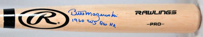 Bill Mazeroski Signed Rawlings Pro Baseball Bat Inscribed "60 WS GW HR"