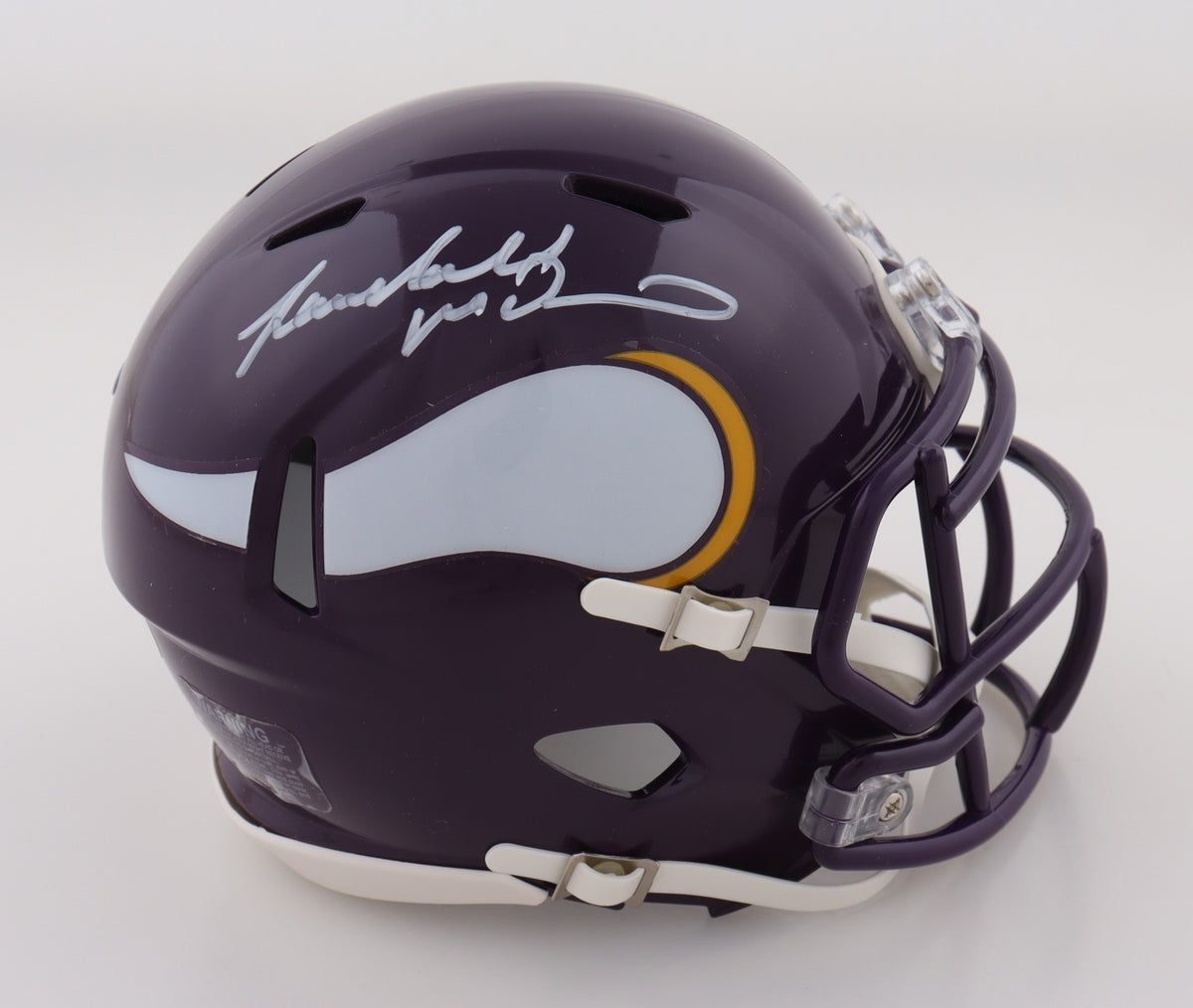 Randle McDaniel Signed Minnesota Vikings Mini Helmet