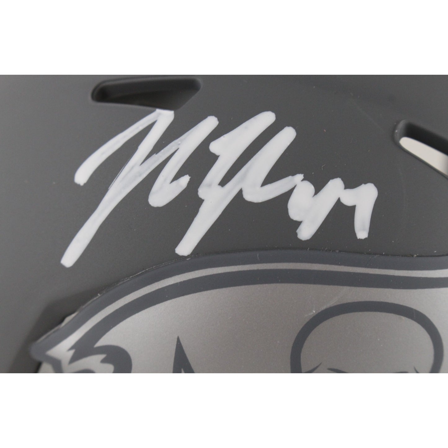 John Lynch Signed Tampa Bay Buccaneers Slate Mini Helmet Beckett