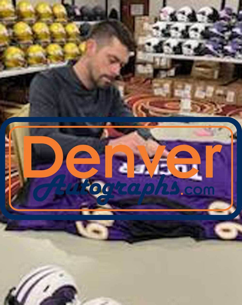 Justin Tucker Autographed Baltimore Ravens Custom Football Jersey